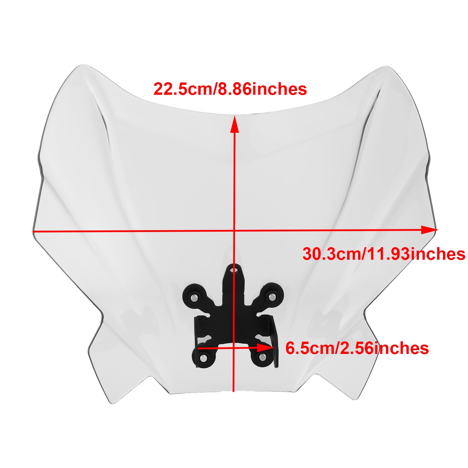 ABS-Motorrad-Windschutzscheiben-Windschutzscheibe für Honda CB650R 2019-2021 Generika