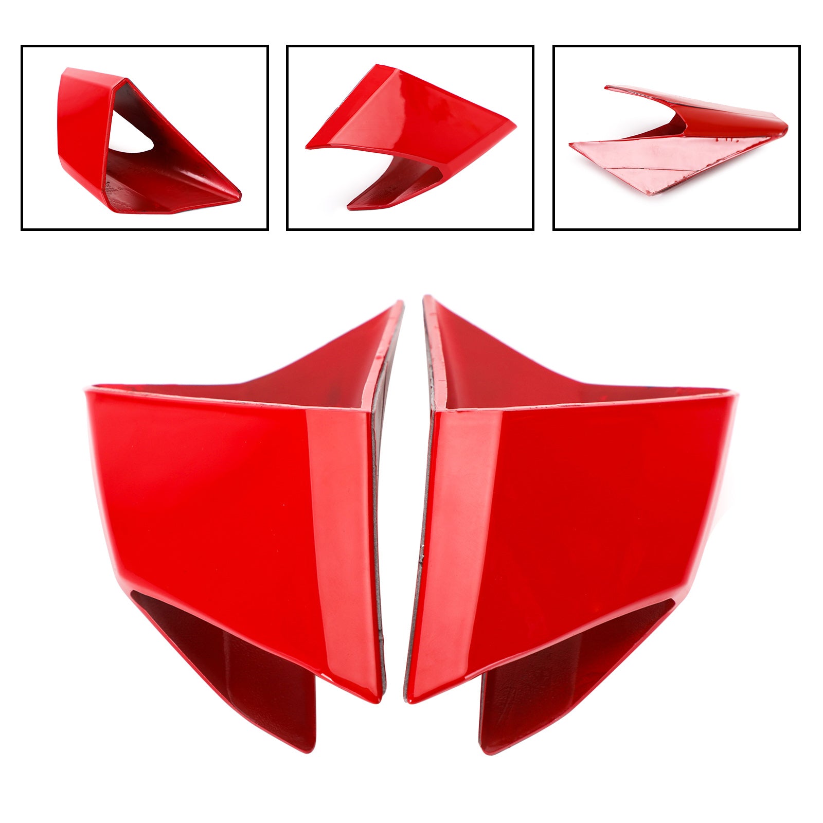 フロントフェアリングウイングレットサイドウイング保護カバーホンダ CBR650R 19-2021 汎用