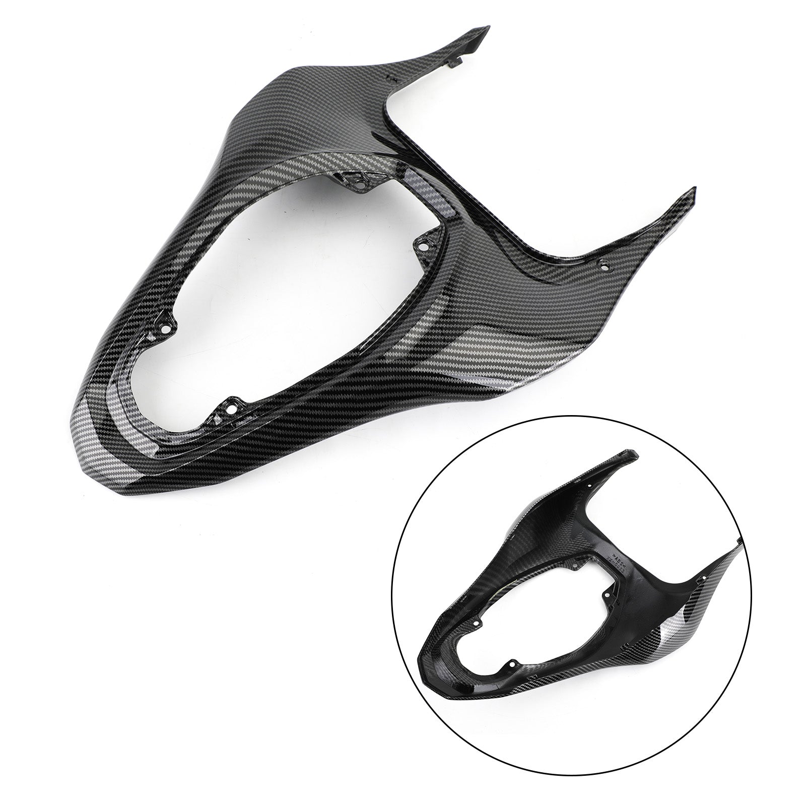 Cubierta de carcasa de asiento trasero de motocicleta para Kawasaki Z900 2017-2024 Carbon
