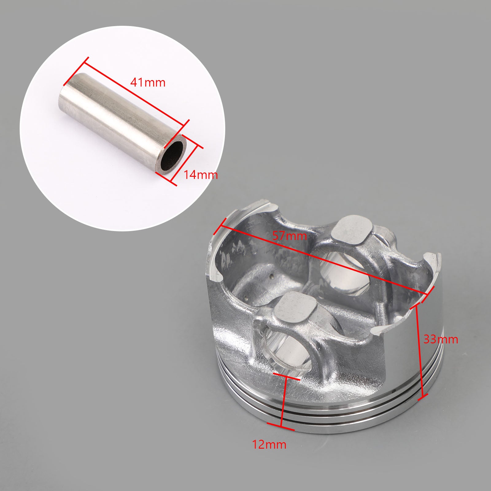 11-18 Yamaha YZF155K YZF R15 Piston Pin Ring Set