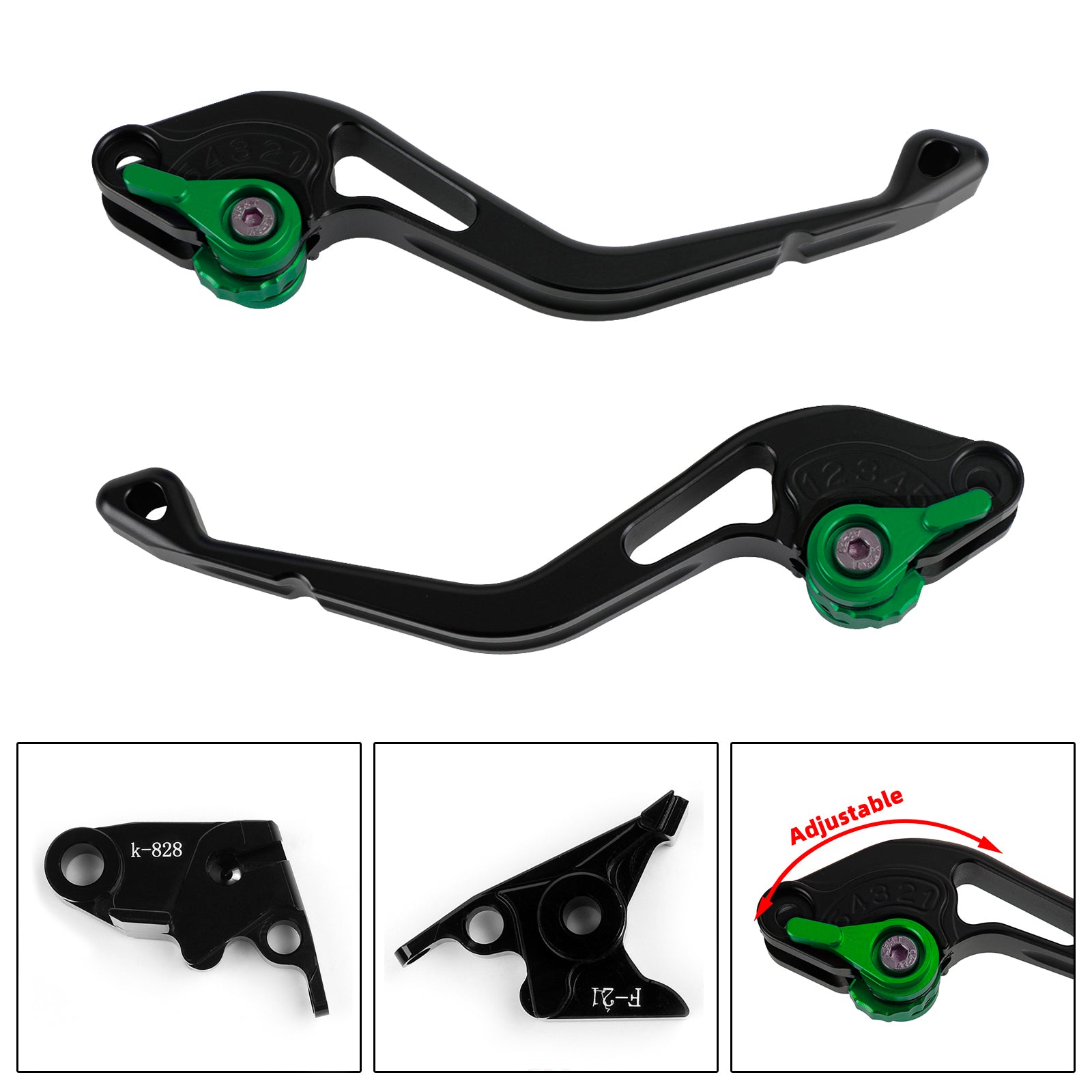Nouveau levier de frein à embrayage court ajustement pour Kawasaki Z750 07-12 Z800 Version 13-16