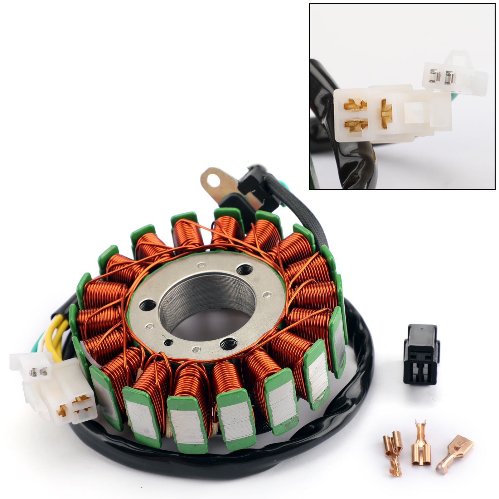 Stator Coil 18 Poláky pro Suzuki SV650 S ABS 03-12 DL650 ABS V-Strom 650 04-16 přes FedEx