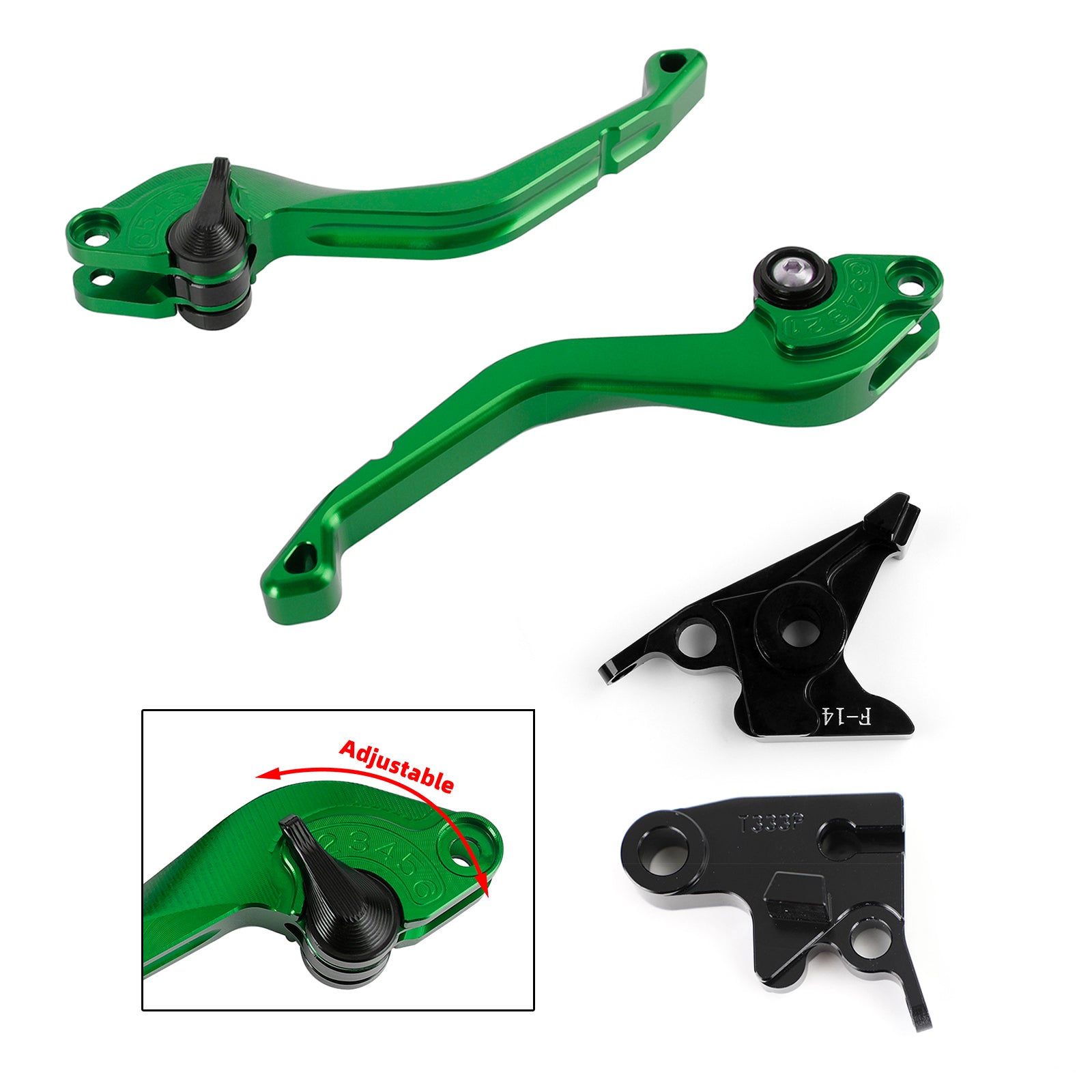 CNC Short Clutch Brake Lever Fit til 765 Street Triple Tiger 800