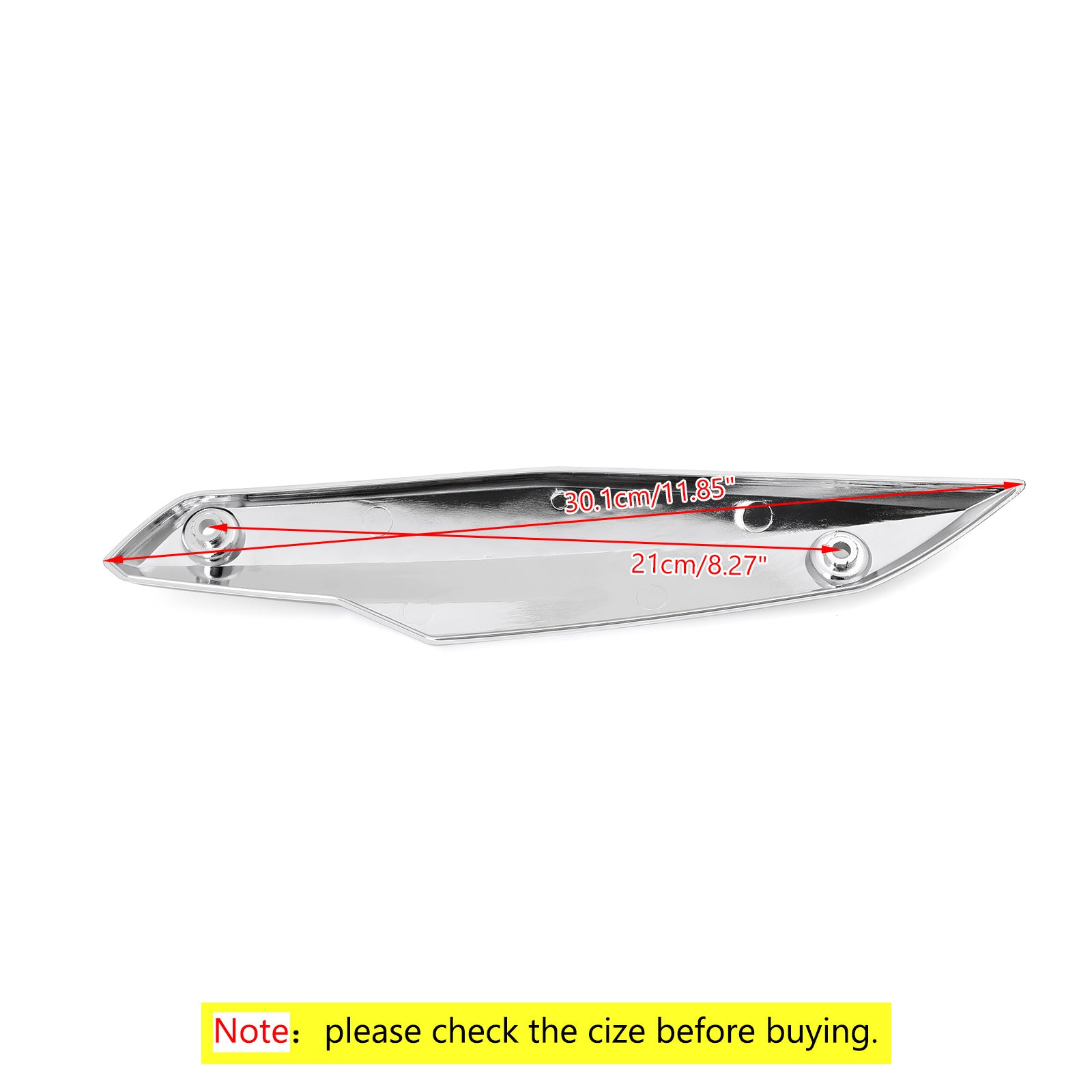 Motorcykel vindrutan vindrutan pläteringstryckplatta för BMW K1600GTL generisk