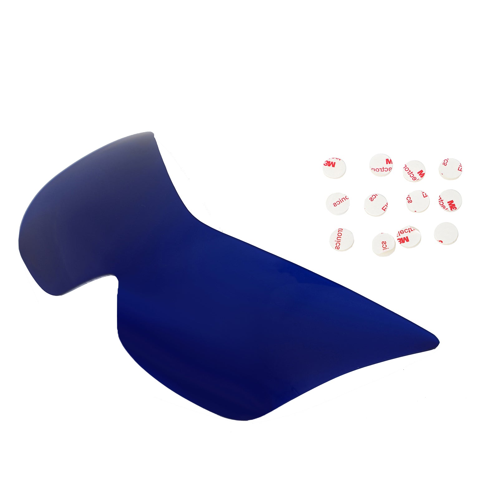 Tampa de proteção contra lentes do farol frontal ajustada para Kawasaki Ninja Z1000 03-06 Blue Generic