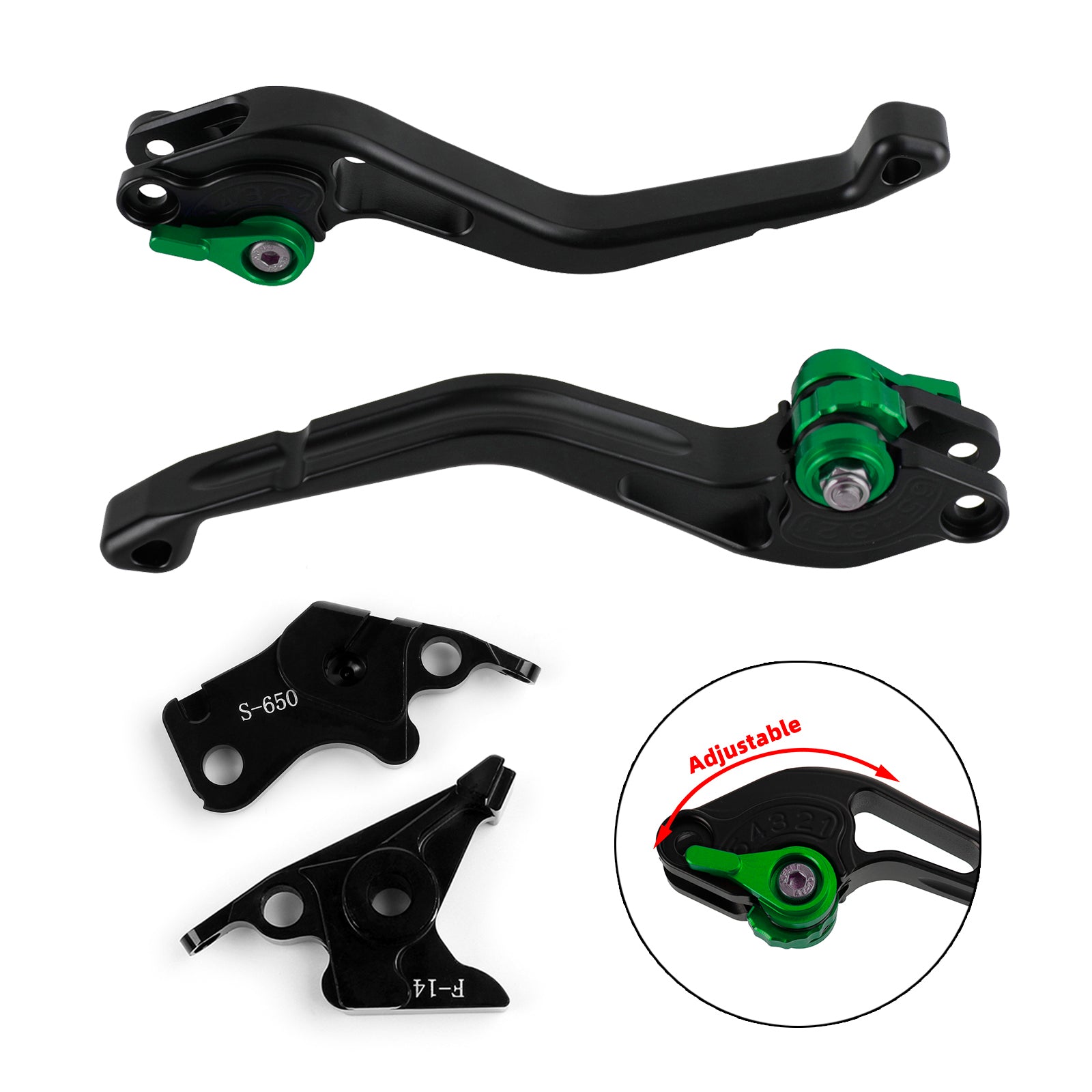 Nouveau levier de frein à embrayage court ajustement pour Suzuki SV650/S DL650/V-Strom 750 Katana