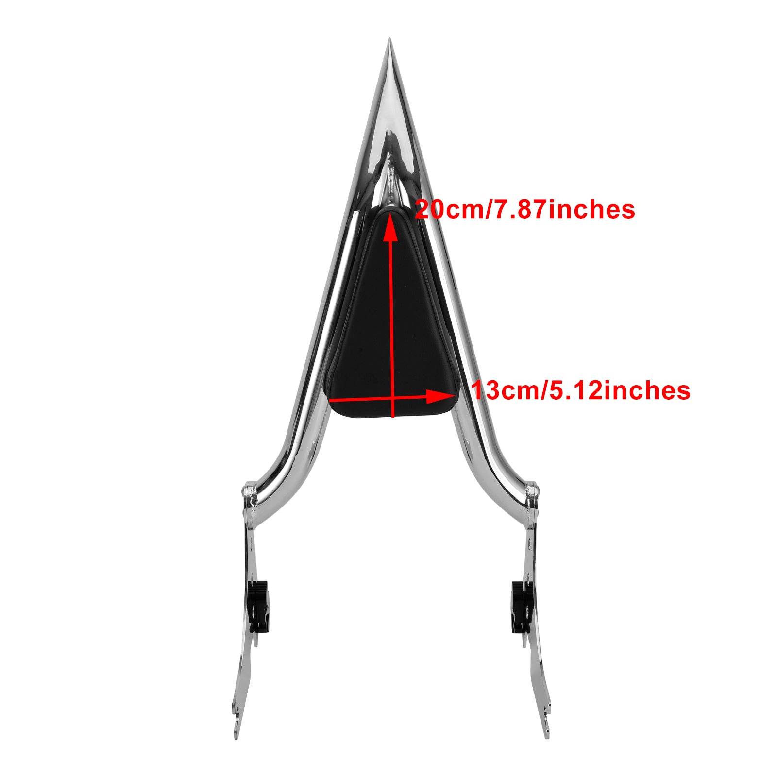 Respaldo del pasajero apto para Sportster XL883 C/R XL1200R XLH883 XLH1200 04-20