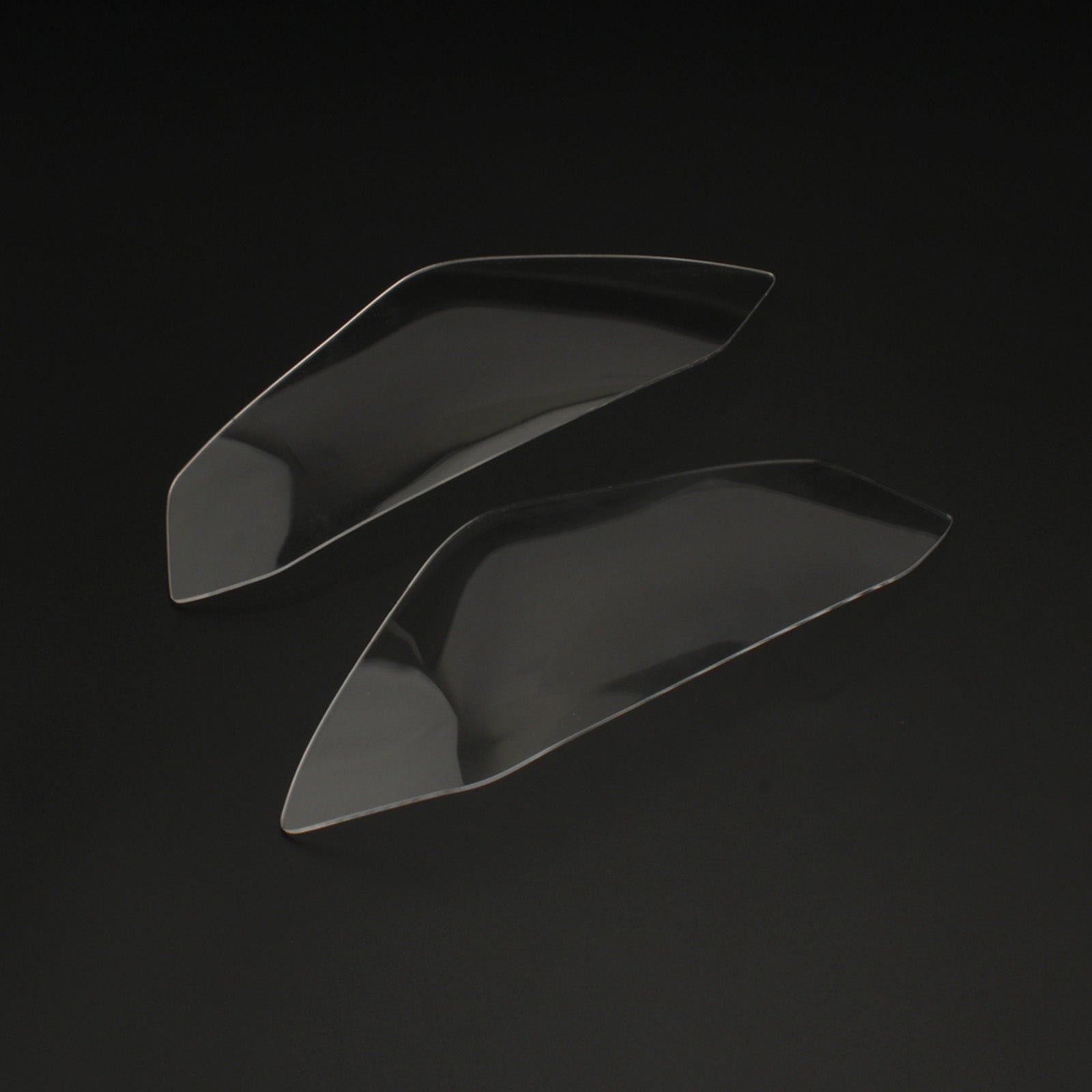 Cubierta de protección de lente de faro delantero compatible con Honda Cbr1000Rr 2017-2020, cuerpo y marco ahumados