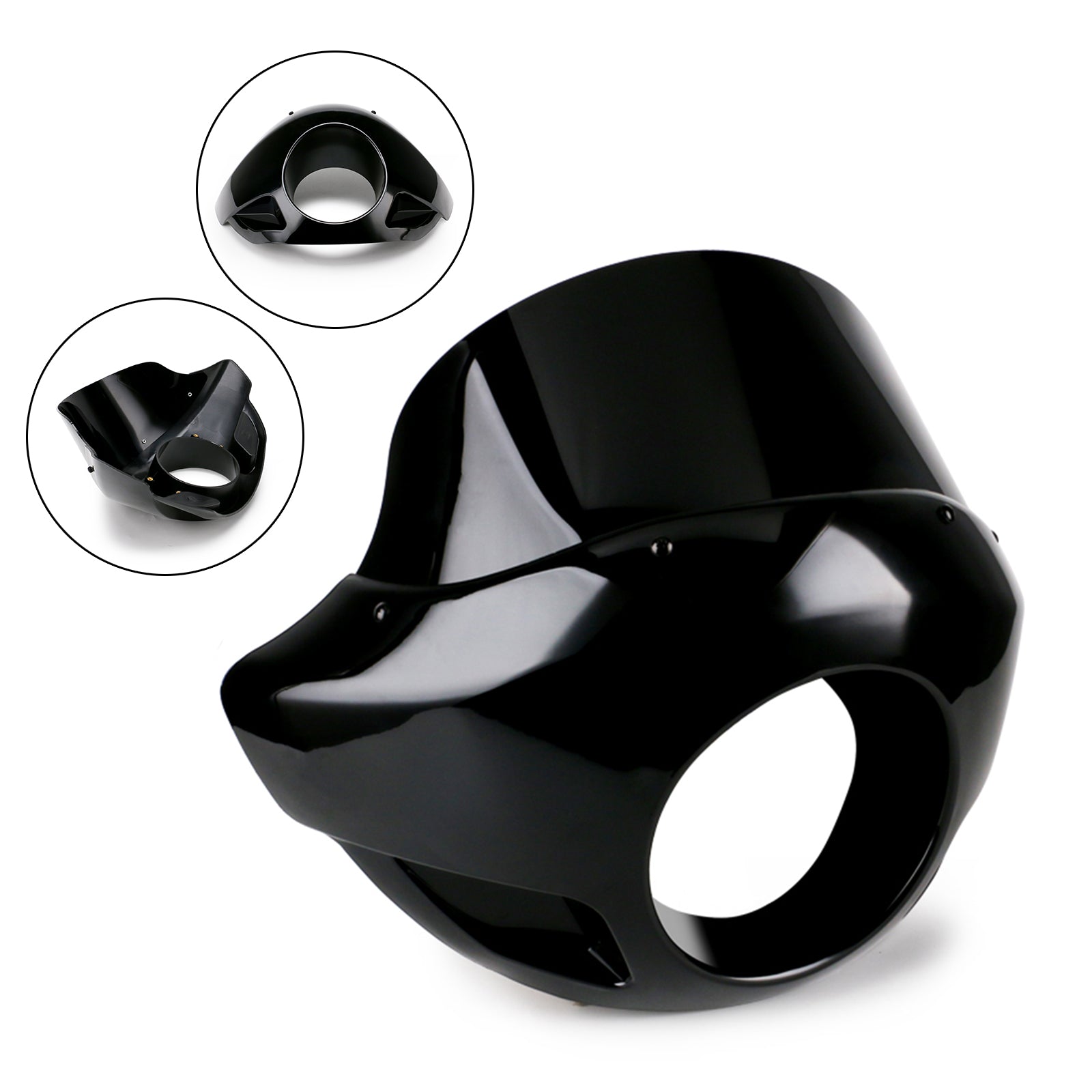 Voorruit Koplamp Kuip geschikt voor 35mm-49mm vorken 5.75" Koplampen Sportster