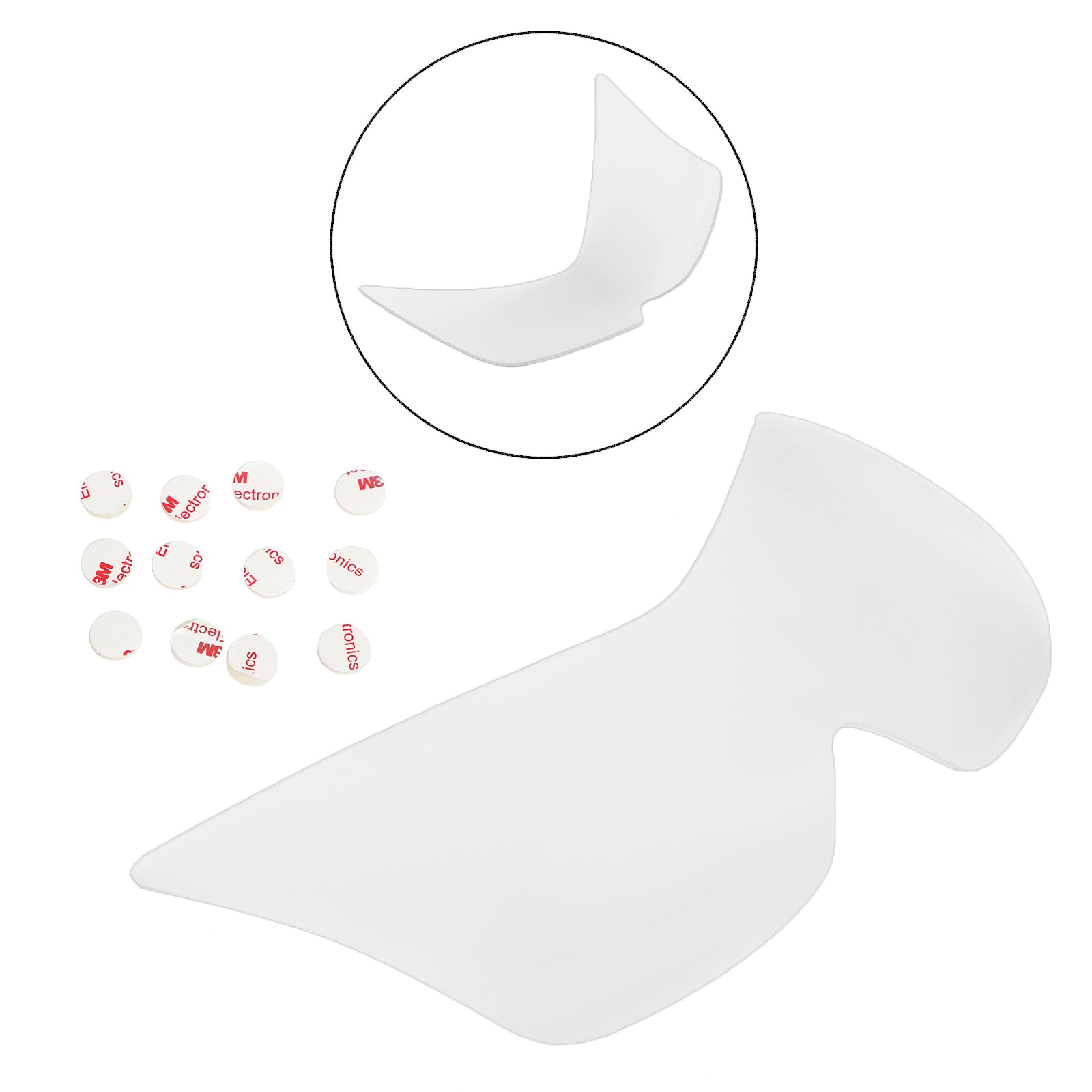 Tampa de proteção contra lentes do farol frontal ajustada para Kawasaki Ninja Z1000 03-06 Blue Generic