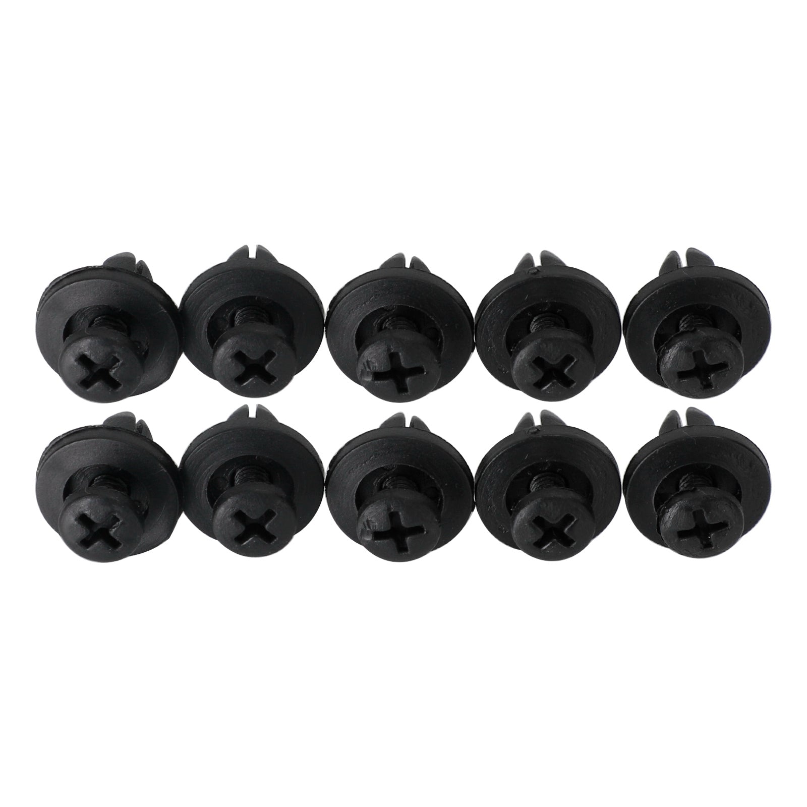 10 Pack 6mm kuippaneel Trim Clips Schroef in klinknagels clip motorfiets universele generiek
