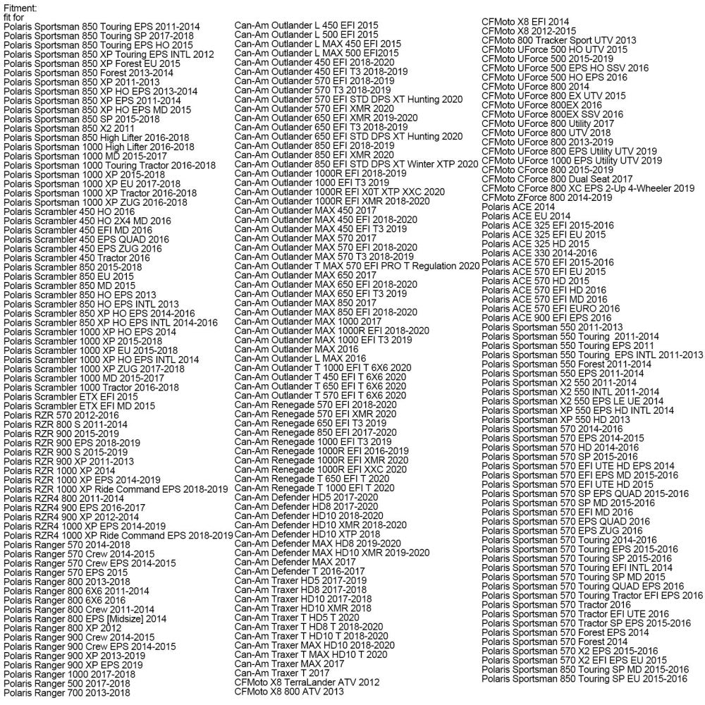 Sil brændstofpumpefilter til Can-Am Outlander L 450 570 850 EFI #715900322