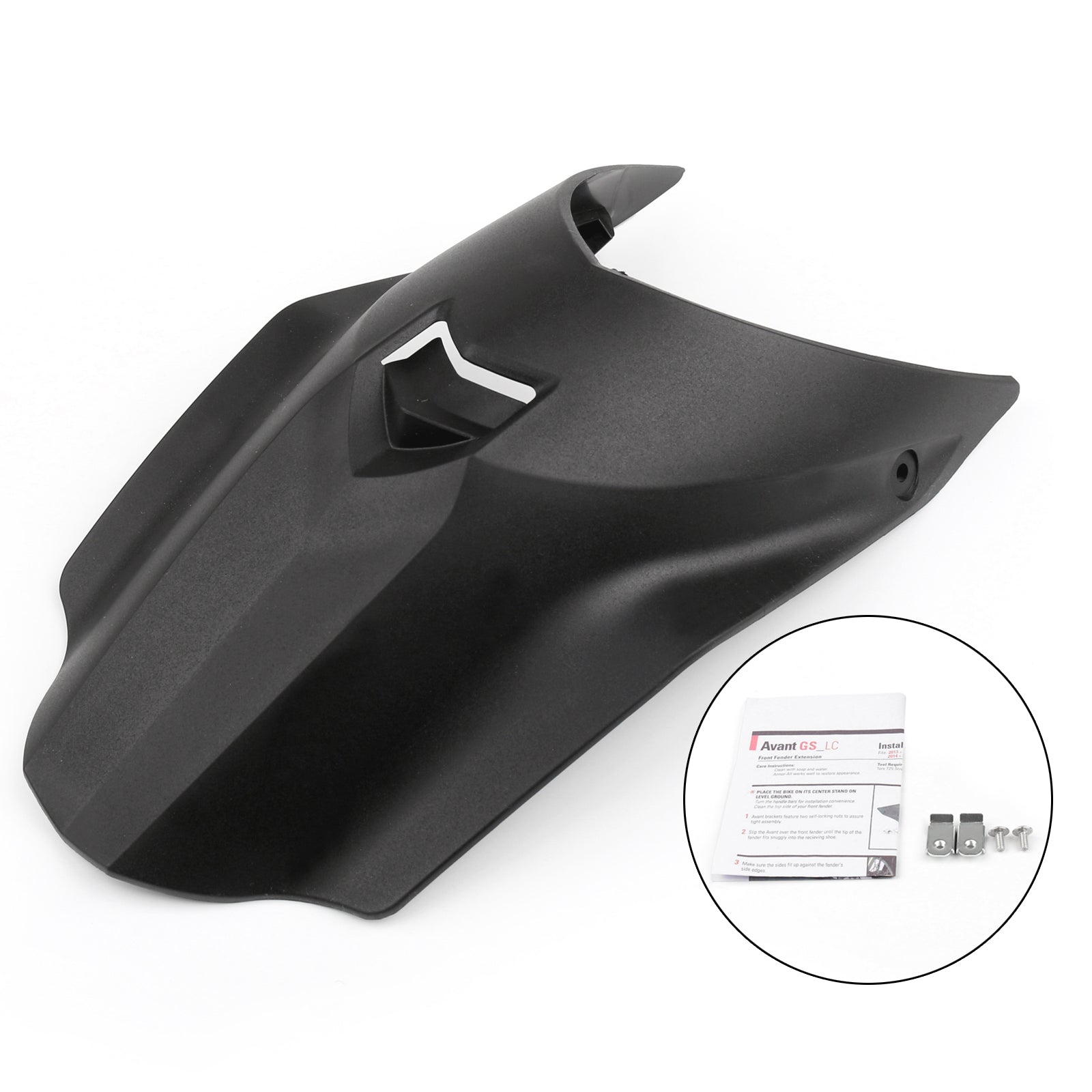 Front Fender Extender Mudguard Cowl Cover For R1200GS LC 13-19 R1250GS 19-24 Adv