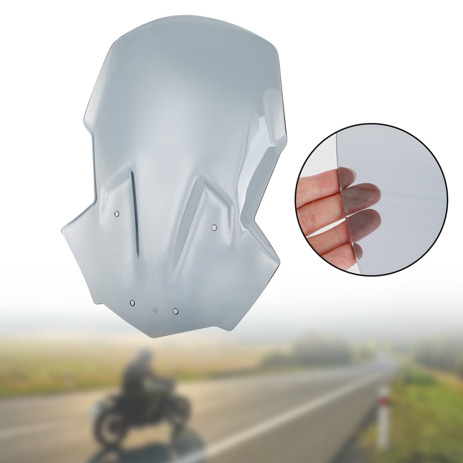 Parabrisas apto para TRIUMPH Tiger 800 XC/XR/XRX/XRT/XCX/XCA 2018-2021 genérico