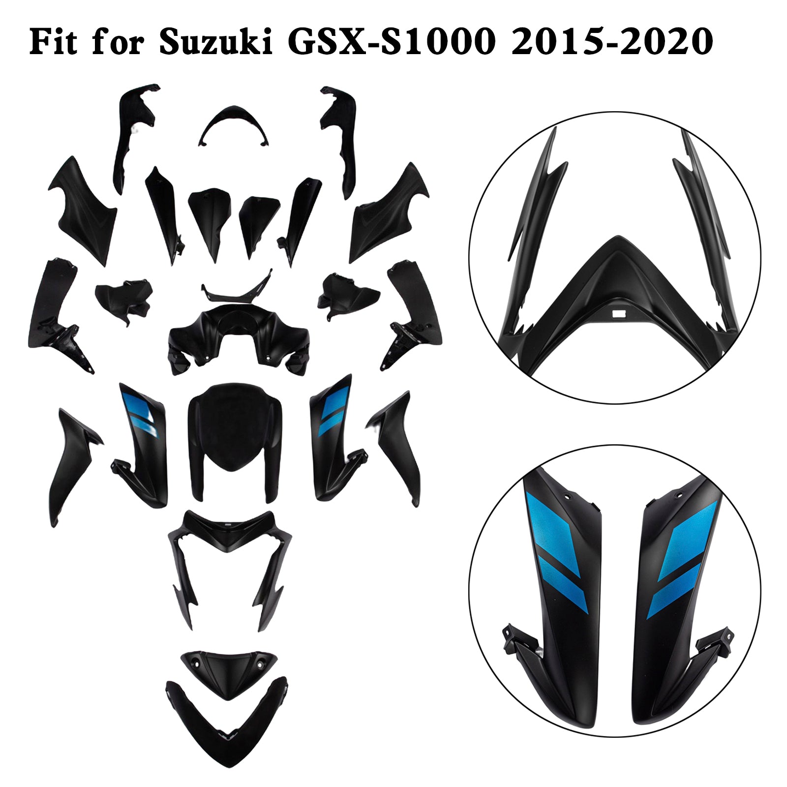 Amotopart (2015–2020) Suzuki GSX-S 1000 Verkleidungssatz Kollektion 2