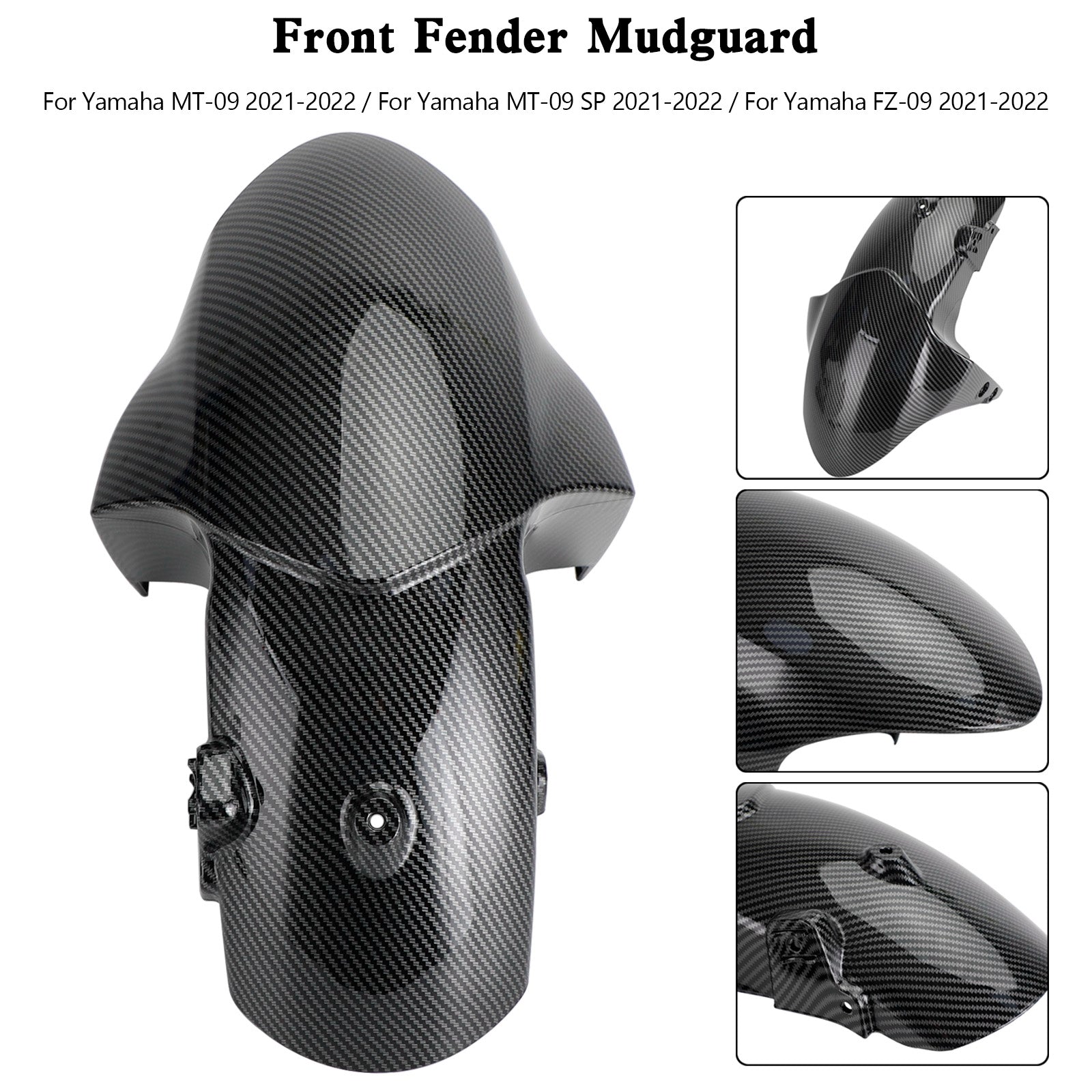 CARDINGO DE MUDA DEL FENDER Front para Yamaha MT-09/SP FZ-09 21-23 XSR900/GP 22-25