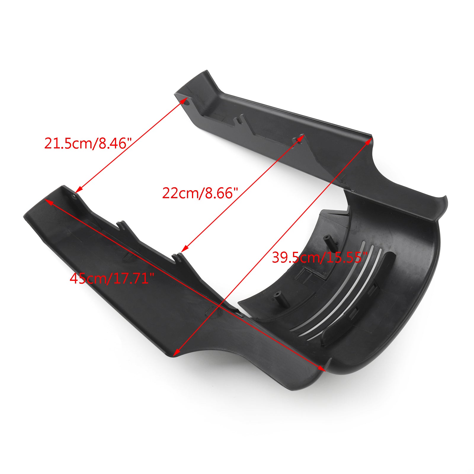 Harley strekte de achterkant Fender Extension Fit voor Harley Touring 2014-2018