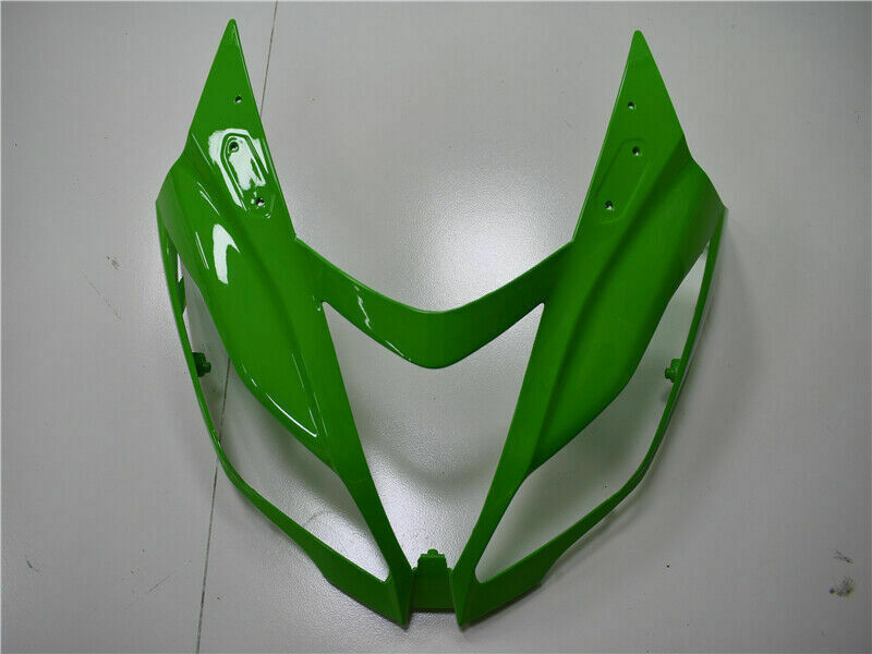 Amotopart 2013-2018 Kawasaki Zx6R Fairing Green Black Kit