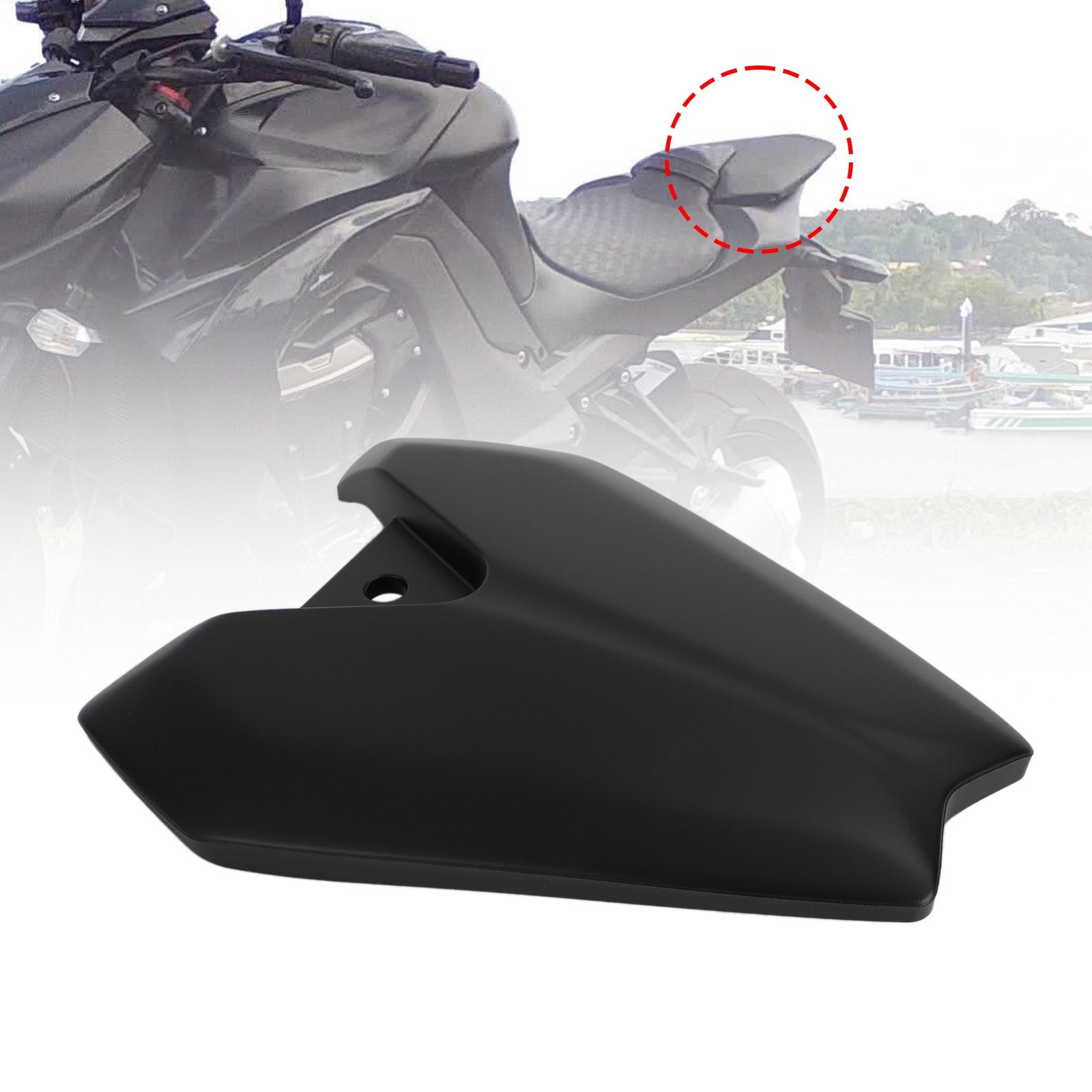 Motorcykel baksäte mässan täcker kåp för kawasaki z1000 2014-2022 generisk