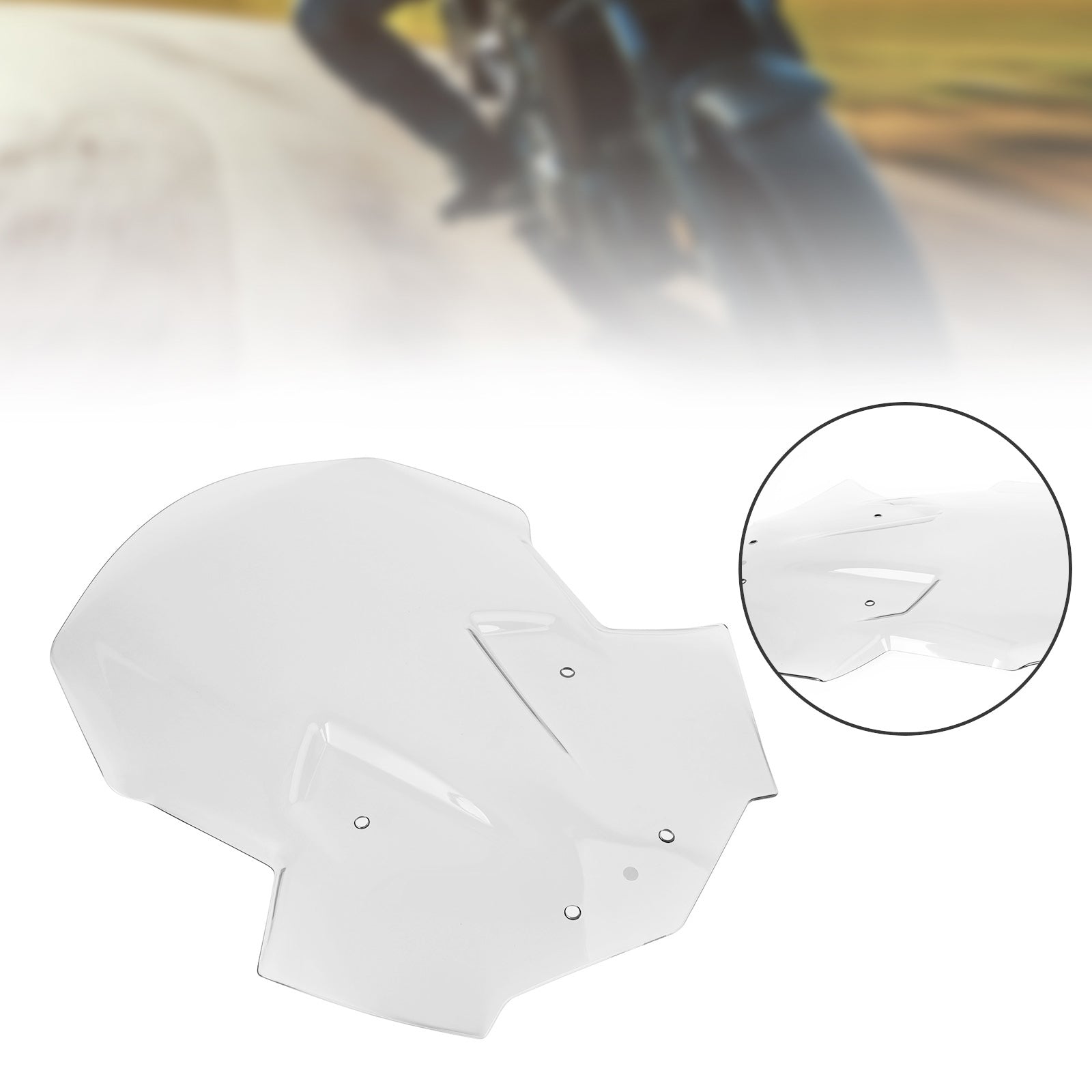 Parabrisas apto para TRIUMPH Tiger 800 XC/XR/XRX/XRT/XCX/XCA 2018-2021 genérico