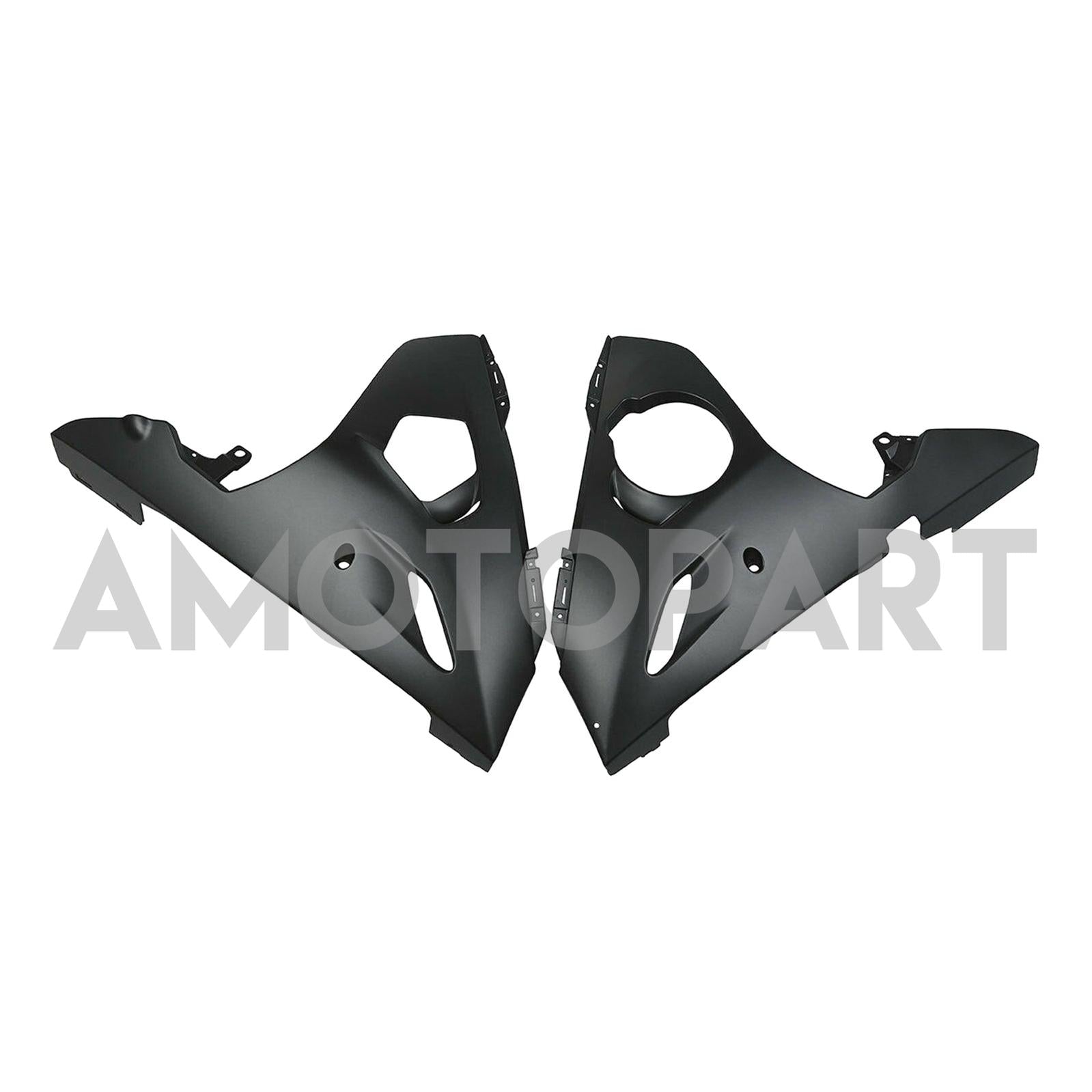 Amotopart 2003 2004 Yamaha YZF R6 & 2006-2009 YZF R6S Black Fairing Kit