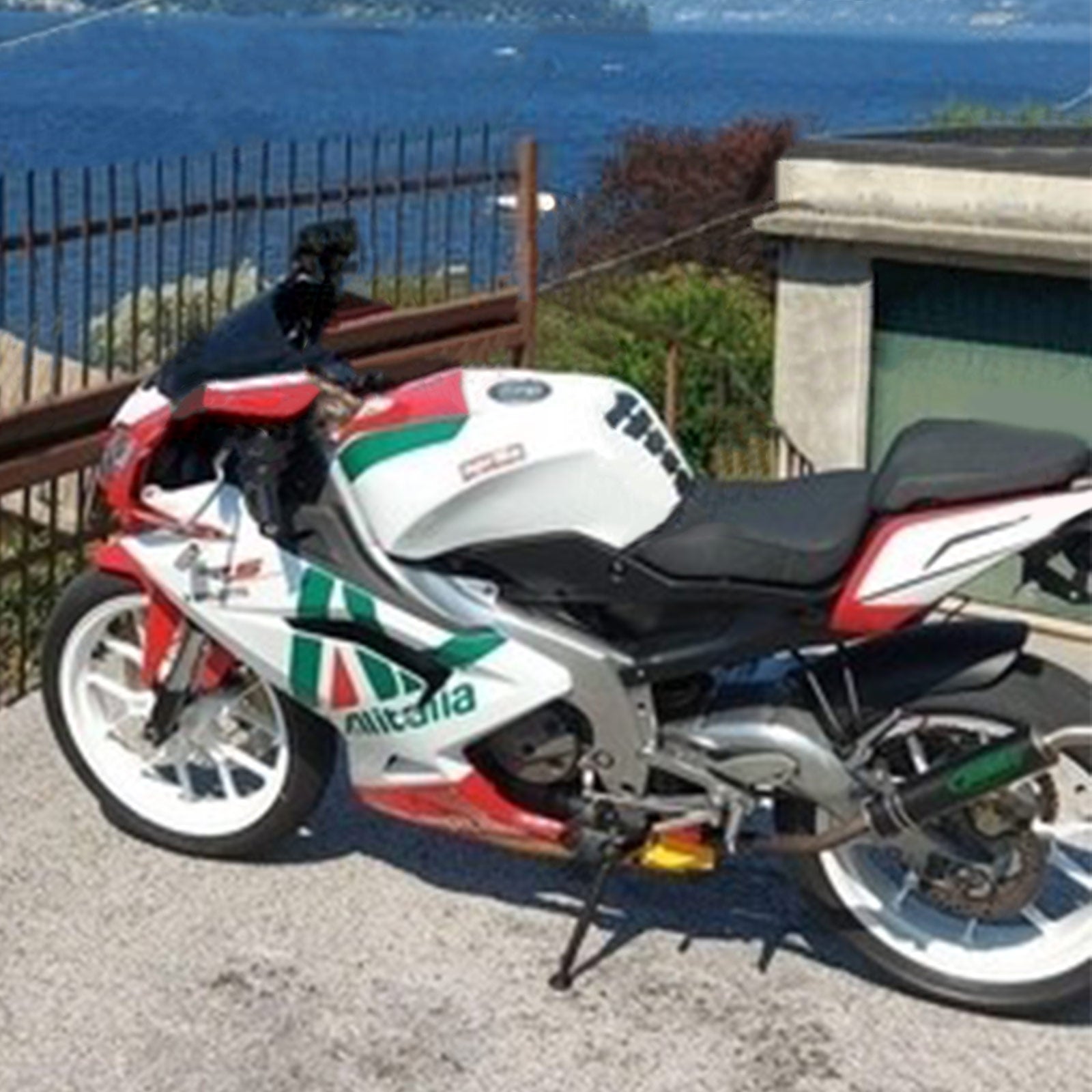 Amotopart Aprilia 2006-2011 RS125 Red&White Style1 Fairing Kit
