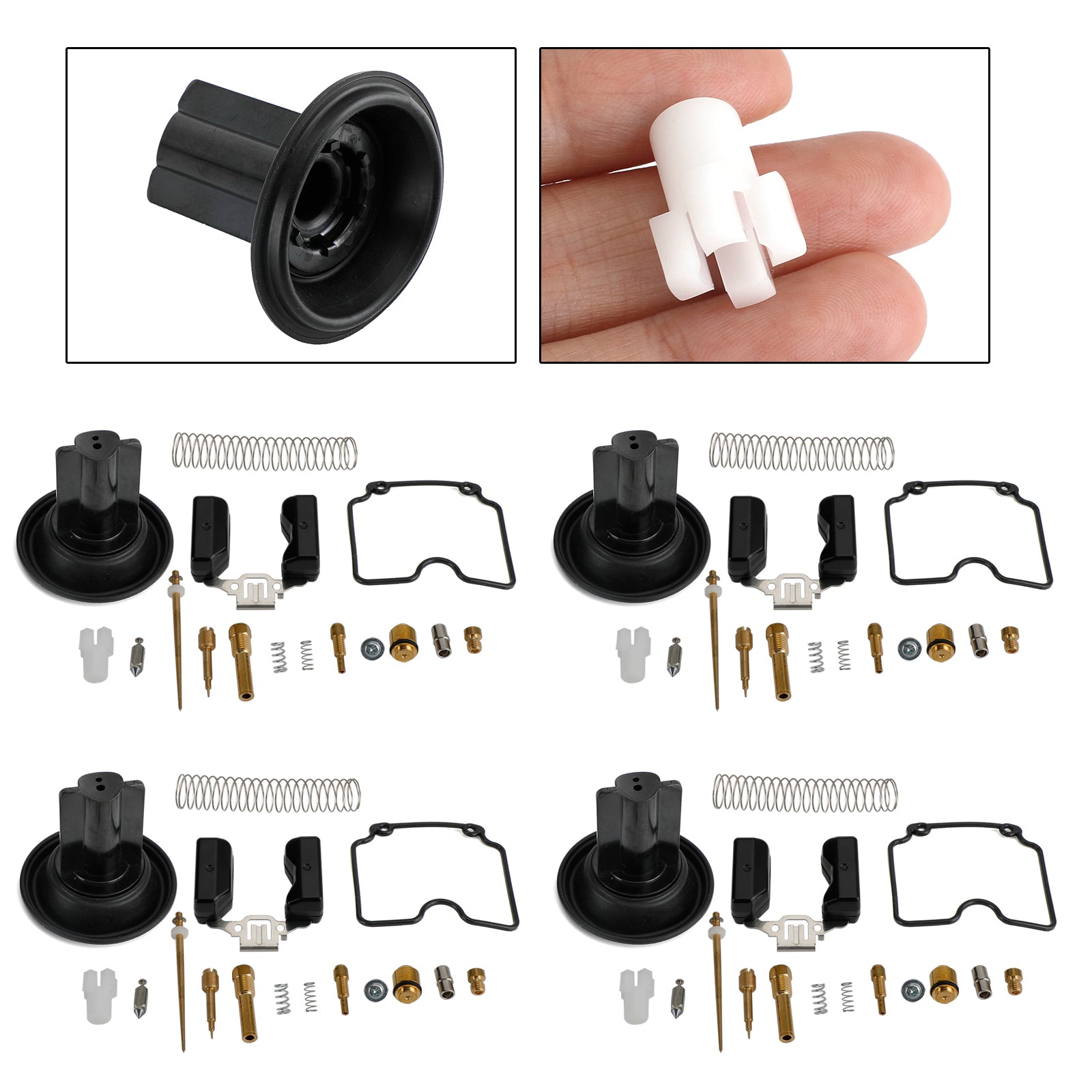 4PCS Karburátor Rebuild Repair Kit Fit pro 250cc ATV ATV250 EN250 GP200 GP250 MV30