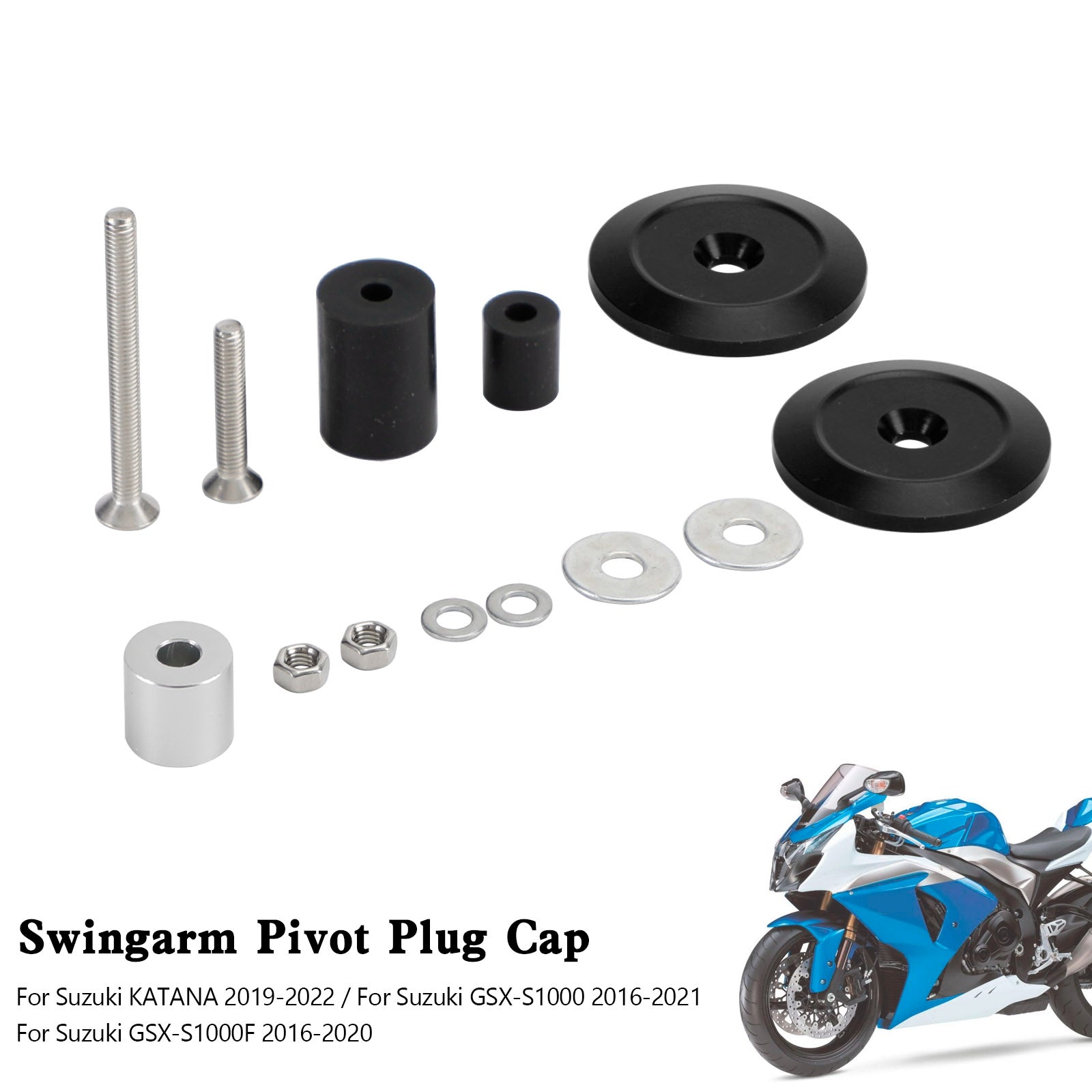 Swingarm Pivot zástrčka pro Suzuki Katana GSX-S1000 GSX-S1000F 2016-2021
