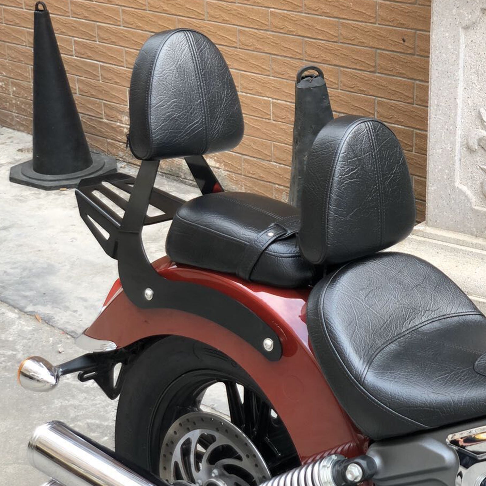 Passenger Sissy Bar Backrest Luggage Rack for Indian Scout Sixty / Scout 2014-20