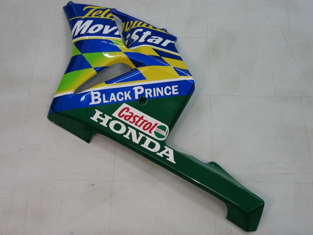 Amotopart-kuipen Honda CBR1000RR 2004-2005 Fairing Movistar Racing Blue Checker Fairing Kit