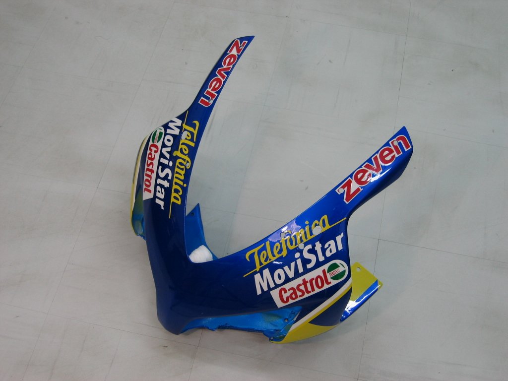 Amotopart-kuipen Honda CBR1000RR 2004-2005 Fairing Movistar Racing Blue Checker Fairing Kit
