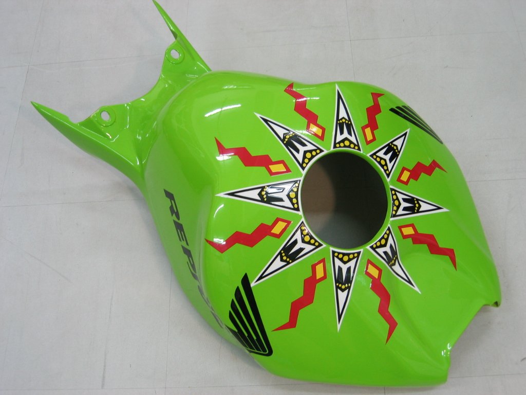 Amotopart Carene Honda CBR1000RR 2004-2005 Carena Valentino Rossi Racing Kit Carena Nero Verde