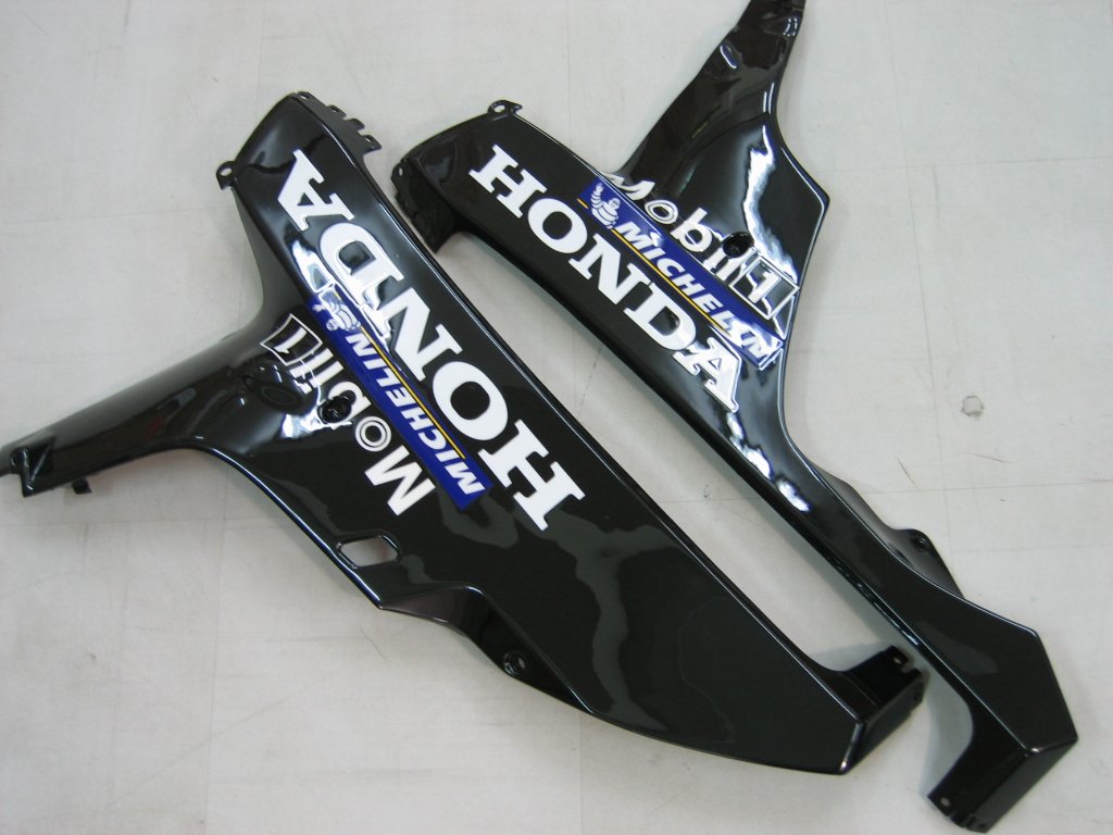 Fairings Amotopart Honda CBR1000RR 2006-2007 FaRring West Racing Black Fairring Kit