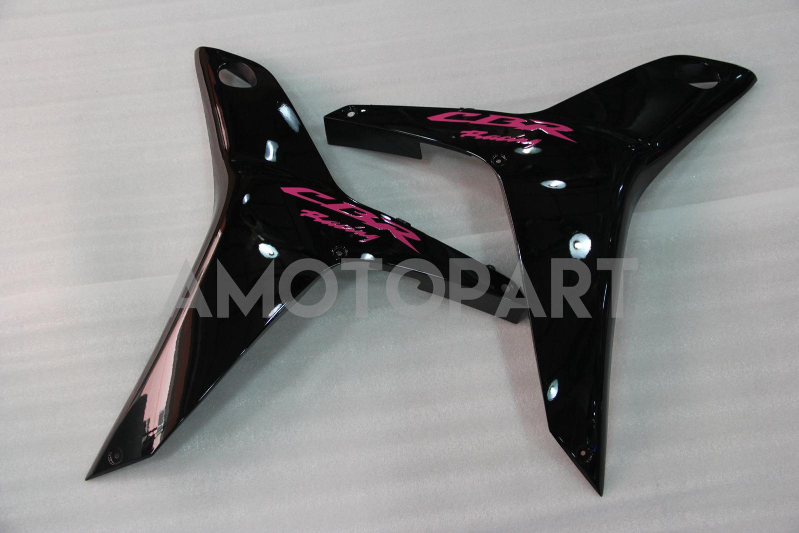 Amotopart 2007-2008 ホンダ CBR600 フェアリング パープル&ブラック キット