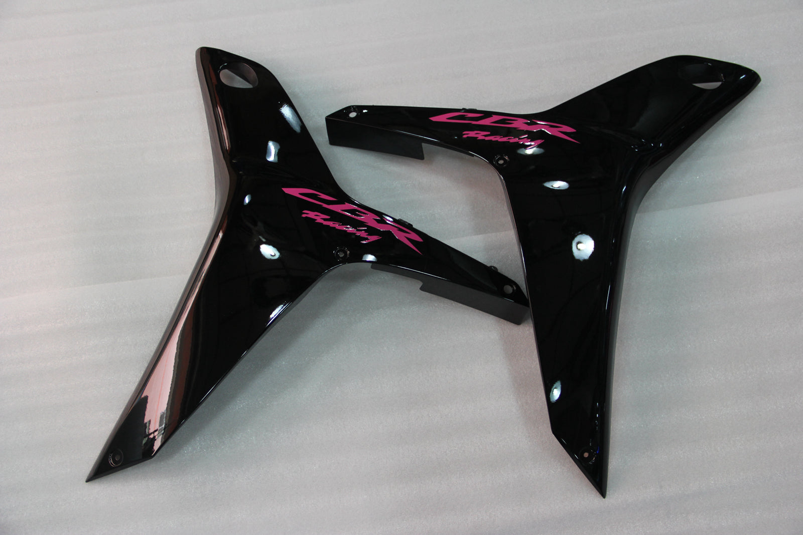 Amotopart 2007-2008 Honda CBR600 Fairing Purple & Black Kit