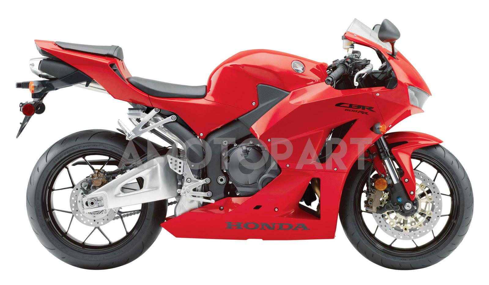 Amotopart 13-25 US ver. & 13-23 European ver. Honda CBR600RR Fairing Red Kit