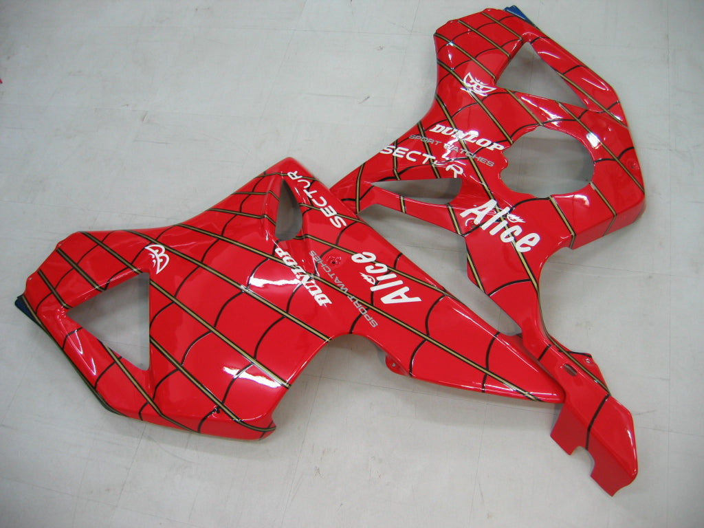 Amotopart 2002-2003 Honda CBR954 Fairing Red Spider Kit