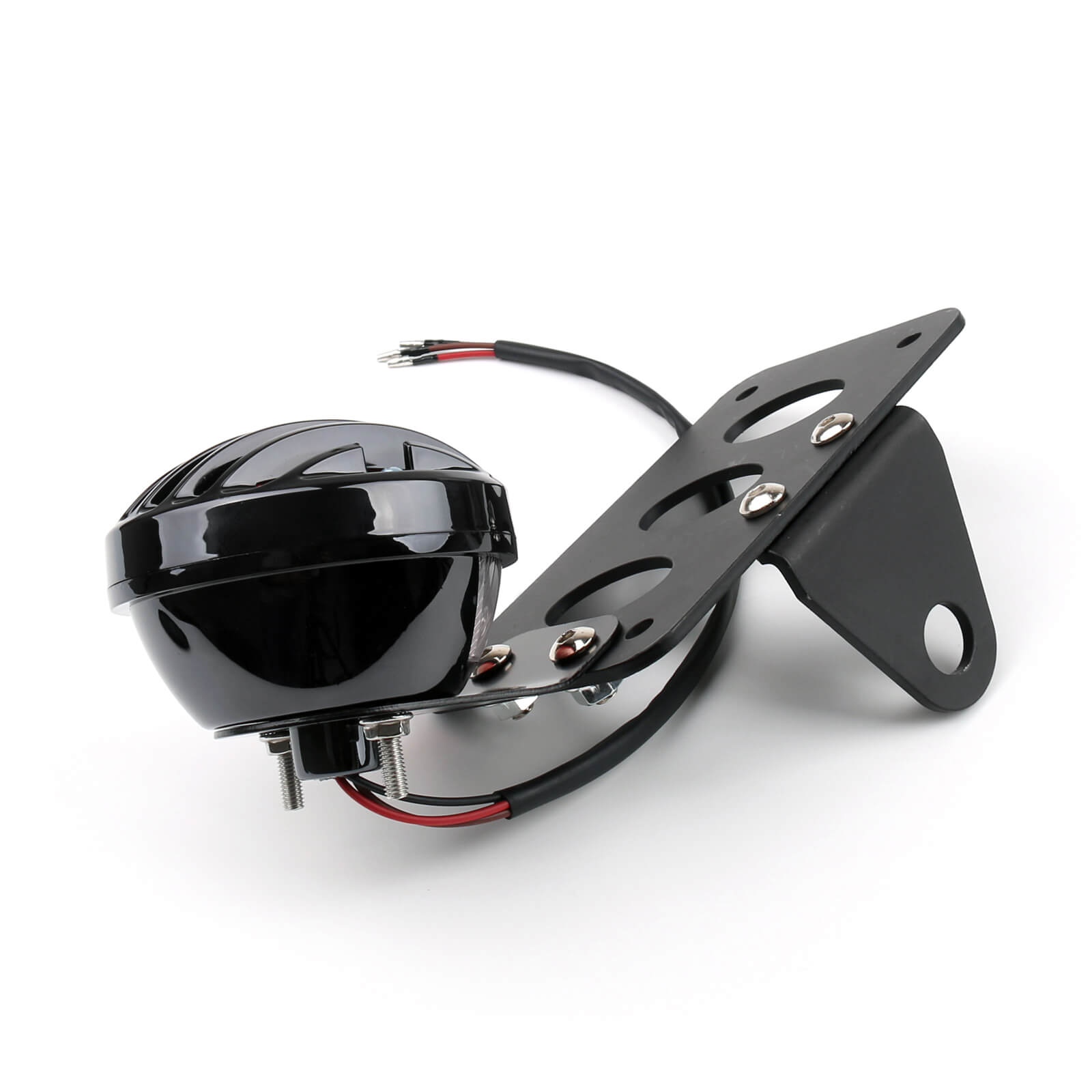 Bobber Vintage Retro Side Axle Kenterbord Grille Tail Light voor Harley Custom