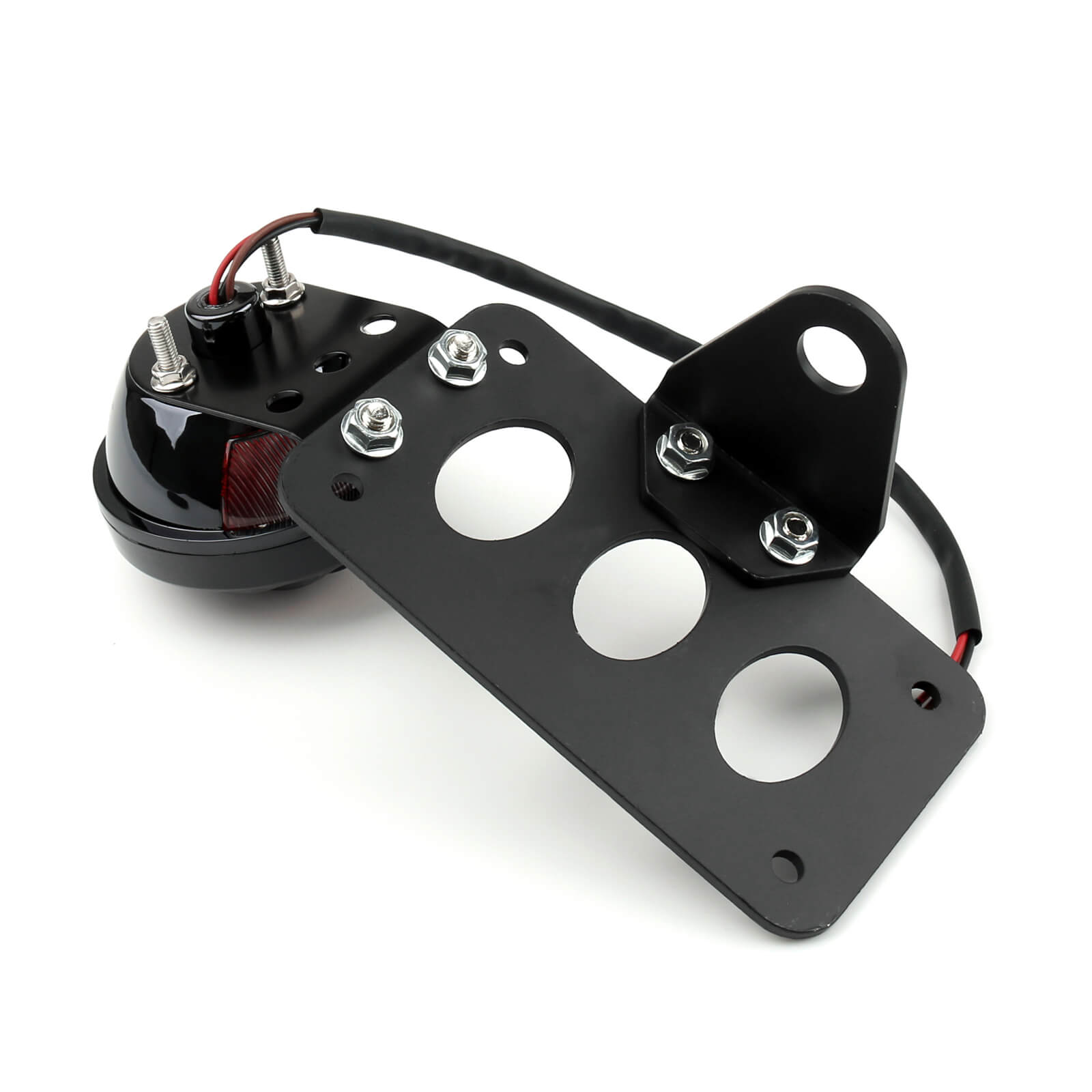 Bobber Vintage Retro Side Axle Kenterbord Grille Tail Light voor Harley Custom