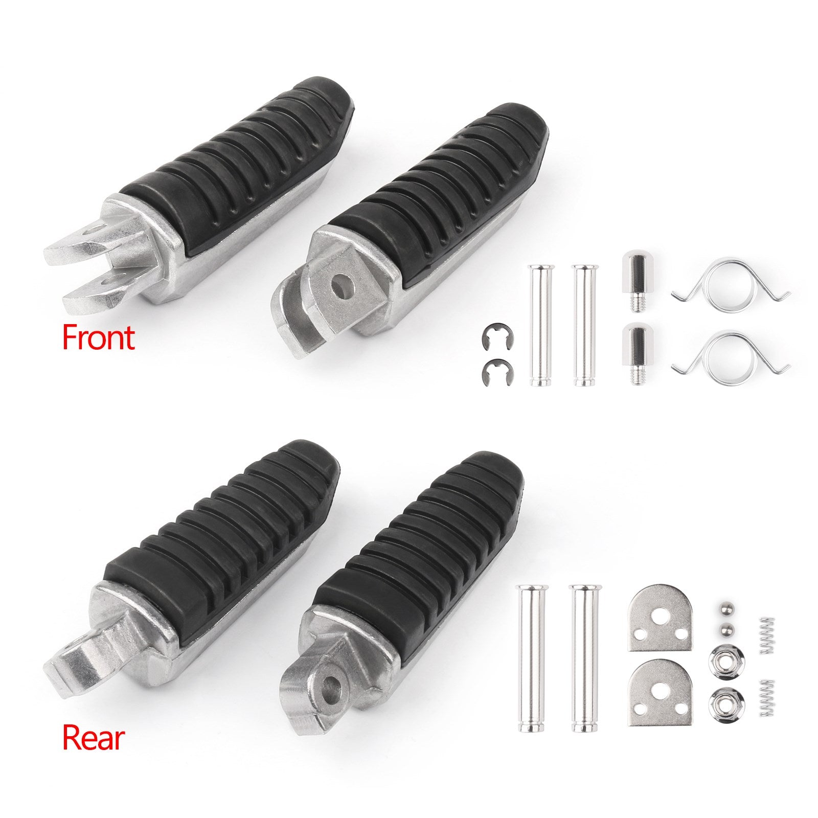 Främre bakre fotstöden fotpinnar för Suzuki V-Strom DL 650 GSX 1250 1300 GSR