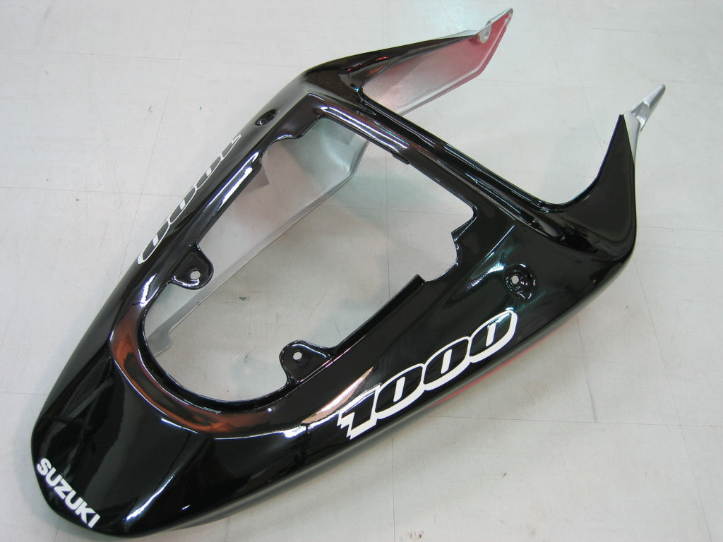 Amotopart 2000-2002 Suzuki GSXR1000 Fairing Red&Sliver Kit