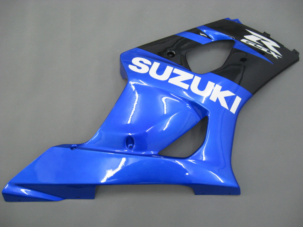 Amotopart 2003–2004 Suzuki GSXR1000 Verkleidung, Schwarz&Blaues Kit
