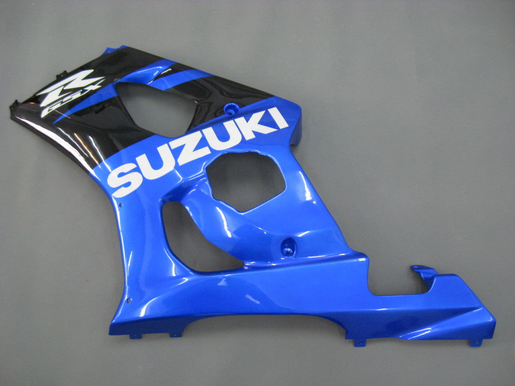 Amotopart 2003–2004 Suzuki GSXR1000 Verkleidung, Schwarz&Blaues Kit