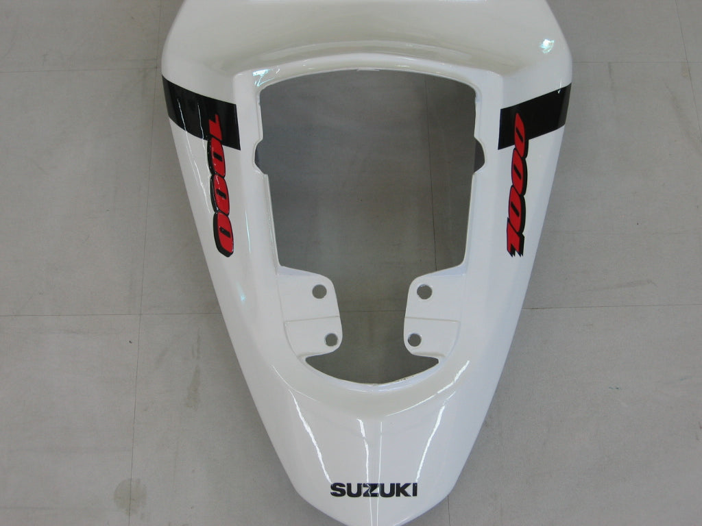 Amotopart 2003–2004 GSXR1000 Suzuki Verkleidung, Schwarz&Blaues Kit