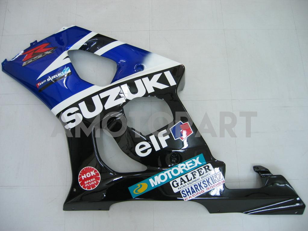 Amotopart 2003-2004 Suzuki GSXR1000 Fairing Multi White&Black Kit