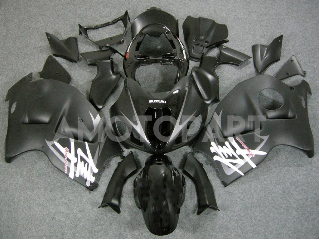 Amotopart Suzuki Hayabusa GSX1300R 1999-2007 Verkleidung Black Kit