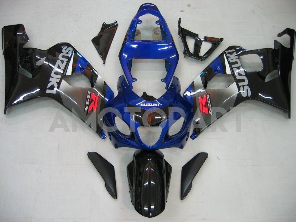 スズキ GSXR 600 750 2004-2005 フェアリング ブルー ブラック シルバー GSXR レーシング