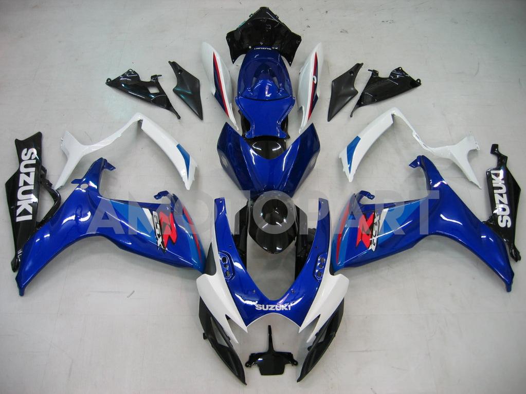Amotopart 2006-2007 Suzuki GSXR600 750 Collection de kit de carénage