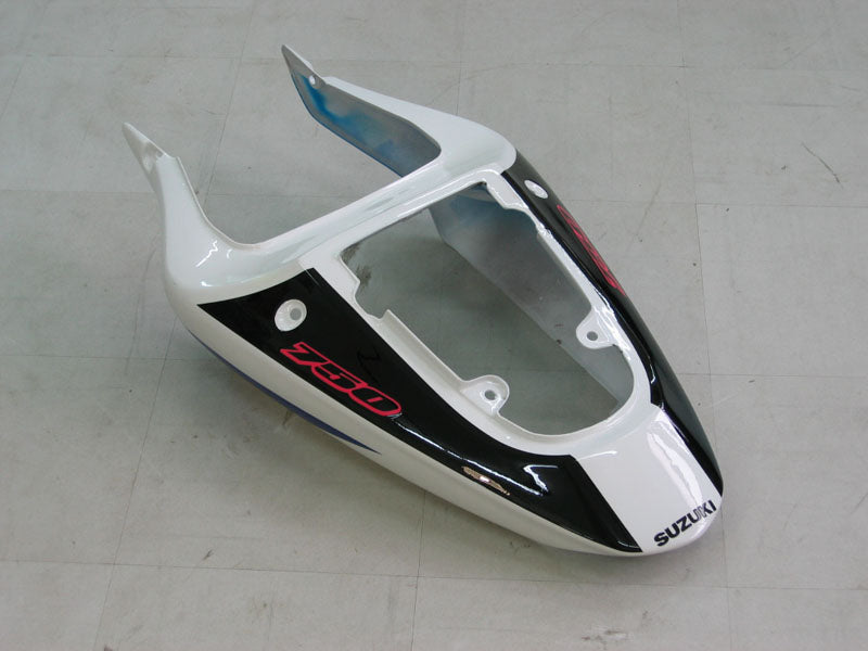 Amotopart 01-03 GSXR600 & 00-03 GSXR750 Suzuki Verkleidung Blau&Weißes Kit