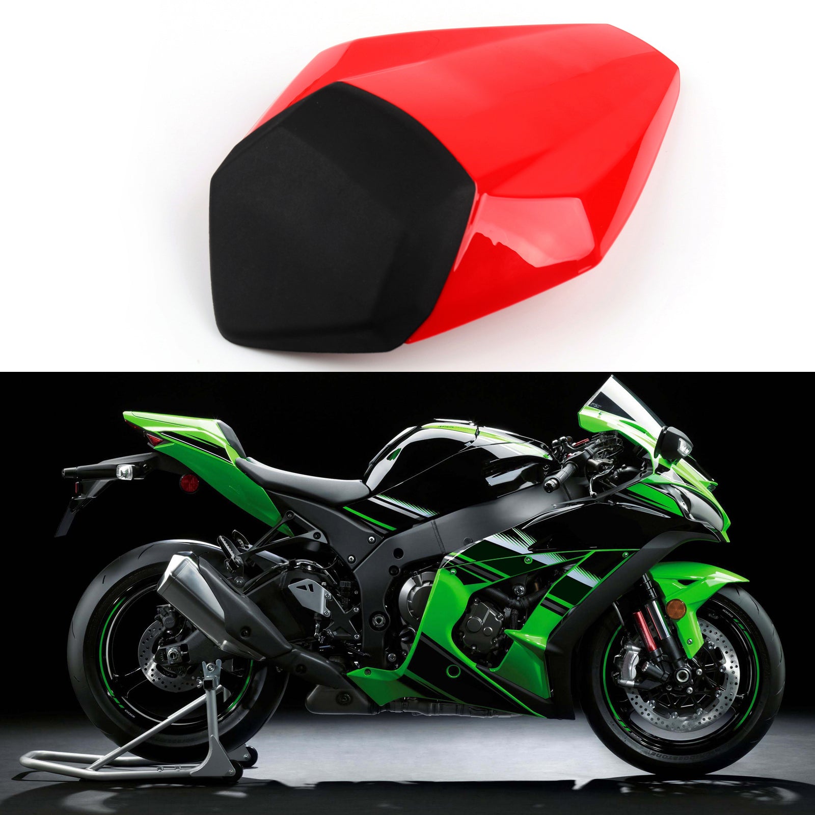 カワサキニンジャZX10R ZX10R ABS 2016-2024の後部シートカバーカウル